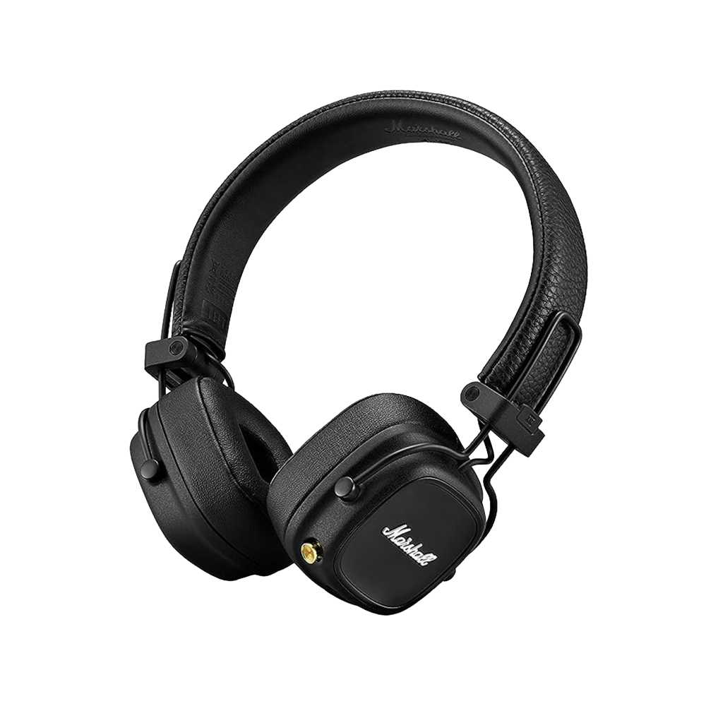 Marshal Inspired Classic Style Wireless Bluetooth On-Ear Headphones | 80+ Hours Playtime | Studio Sound