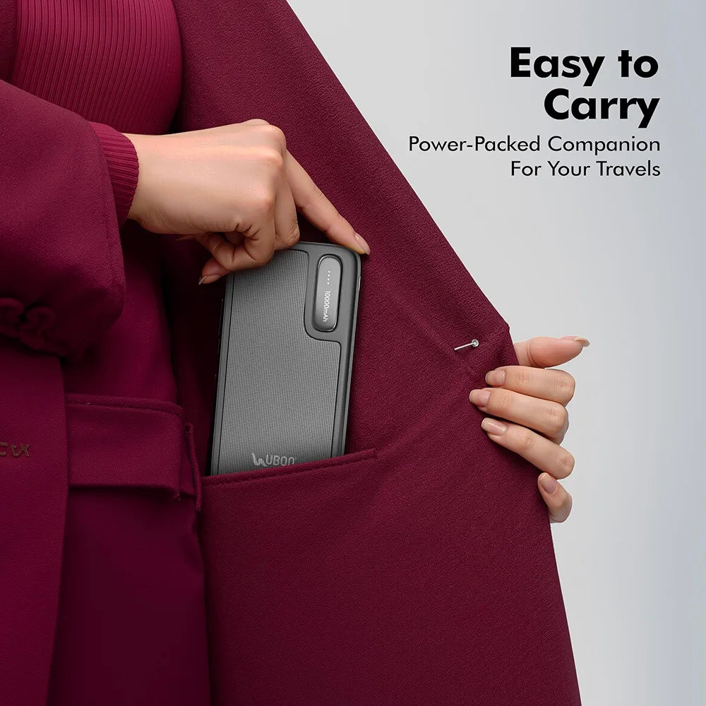 Ubon PBX31 10000mAh Powerbank | 15W Fast Charging | Dual Input & Output Ports