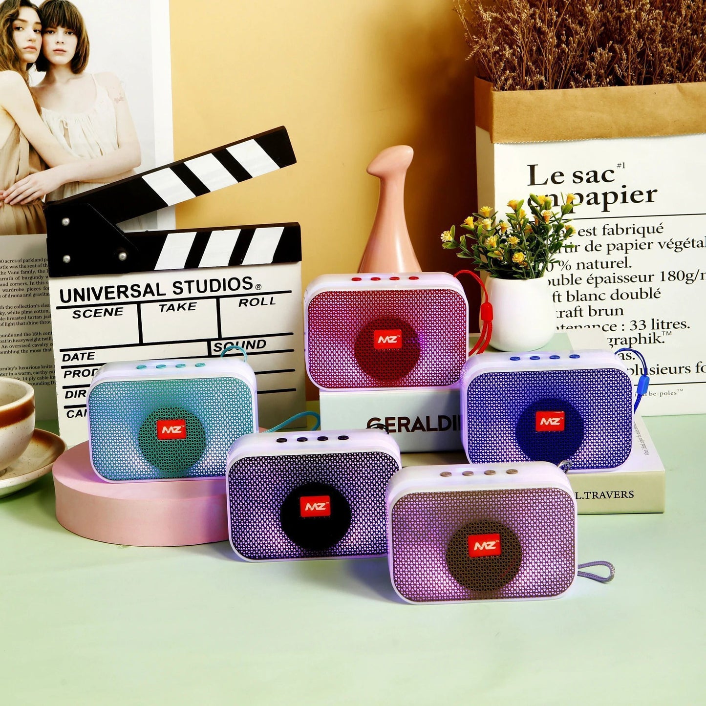 MZ M412SP Portable Bluetooth Speaker (with Mic) a portable Bluetooth speaker model M412SP with Dynamic Thunder Sound and High Bass.