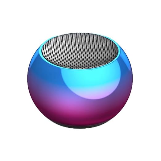 Mini Portable Bluetooth Speaker with HiFi Sound | 16H Playtime | Fast Charging | Compact Wireless Speaker for Mobile, Laptop & Tablet (Multicolour)
