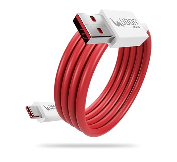 UBON WR 501 65W Type-C Fast Charging Data Cable | 1 Meter | High-Speed Sync & Durable Tangle-Free Design