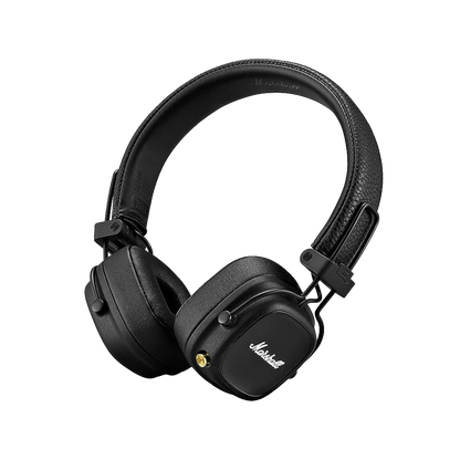 Marshal Inspired Classic Style Wireless Bluetooth On-Ear Headphones | 80+ Hours Playtime | Studio Sound