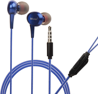 Hitage HB-131+ HD Wired in Ear Earphone with Mic (Blue)