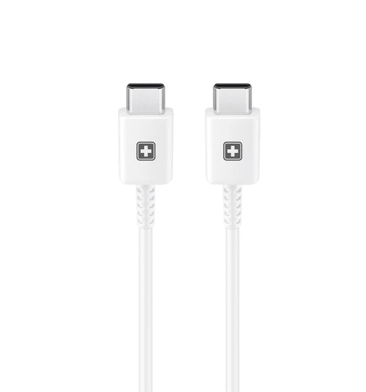 Swiss Military Flow C2C 45W Fast Charging Cable | USB Type-C to Type-C | 1 Meter Soft Silicone Cable