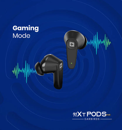 Swiss Military Octa Pods True Wireless Stereo Earbuds | Bluetooth 5.3 | Gaming Mode | LED Display | Up to 30H Playtime