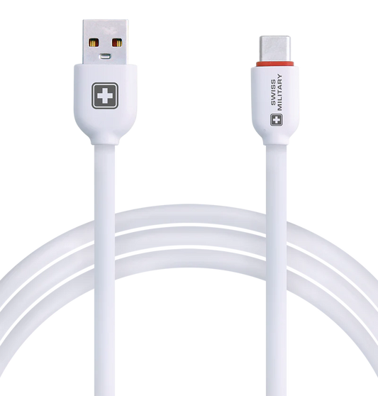 Swiss Military Octane A2C Fast Charging Cable | USB Type-A to Type-C | 1 Meter | 3A Output