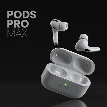 Swiss Military Pods Pro Max True Wireless Earbuds | Bluetooth 5.1 | 20 Hours Playtime | Type-C Charging