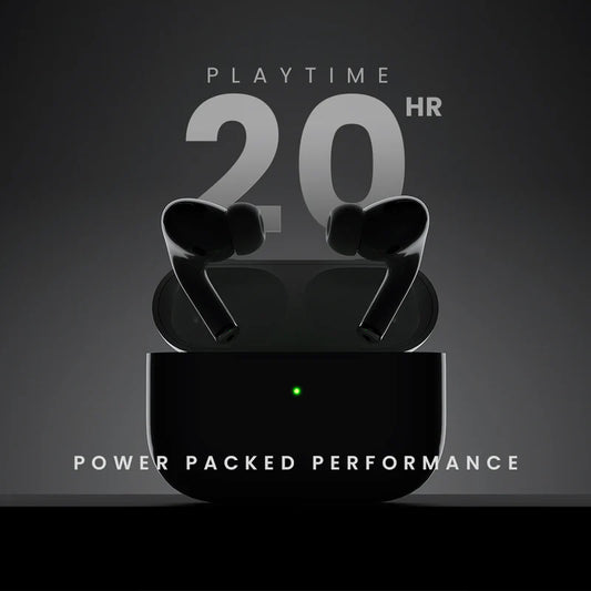 Swiss Military Pods Pro Max True Wireless Earbuds | Bluetooth 5.1 | 20 Hours Playtime | Type-C Charging