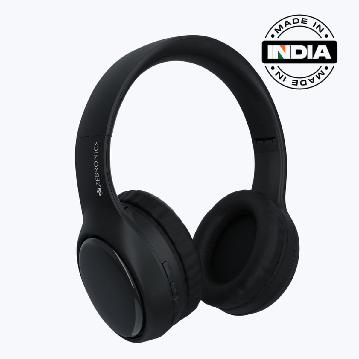 Zebronics Paradise Plus Wireless Headphones | 70H Backup | ENC | Dual Pairing | 40mm Drivers