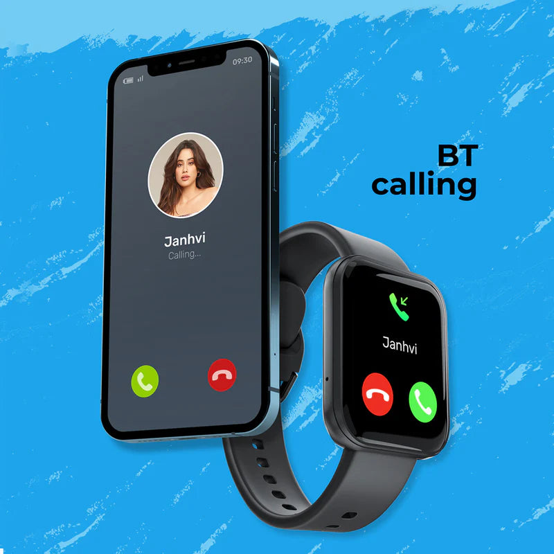 Zebronics Zeb Mamba Smart Watch | 1.7″ AMOLED, Heart Rate + SpO₂ + BP Monitor, 30+ Sports Modes & Bluetooth Calling