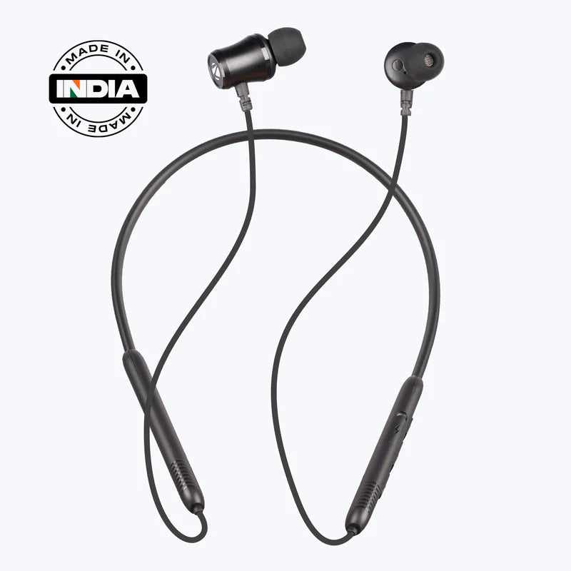 ZEBRONICS Yoga 111 Bluetooth Neckband Earphones with ENC, 50H Backup, Gaming Mode, Rapid Charging, BT v5.3, Dual Pairing & Voice Assistant