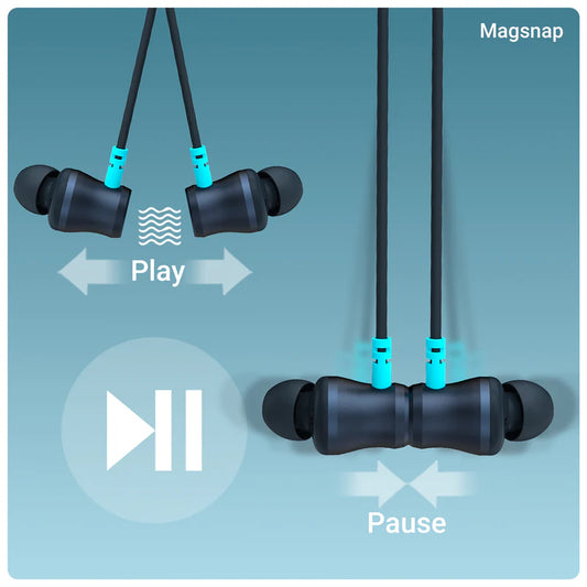 ZEBRONICS Yoga 111 Bluetooth Neckband Earphones with ENC, 50H Backup, Gaming Mode, Rapid Charging, BT v5.3, Dual Pairing & Voice Assistant