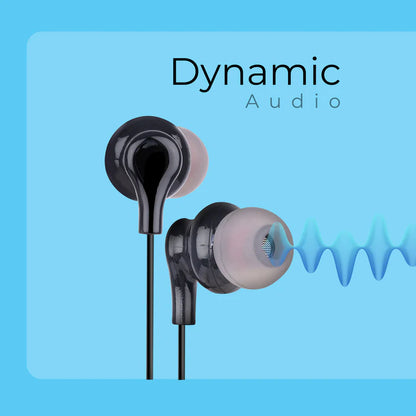 Zebronics Zeb-Opera Wired Earphones with Deep Bass, In-Line Mic, 10mm Drivers & 1.2m Tangle-Free Cable (3.5mm Jack)