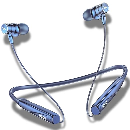 Ubon CL-130 King Series in Ear Bluetooth Neckband with 13.4 Mm Dynamic Bass Boost Driver