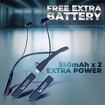 UBON CL-35 Neckband, Fast Charging 100 HR Playtime & 1000 HR Standby