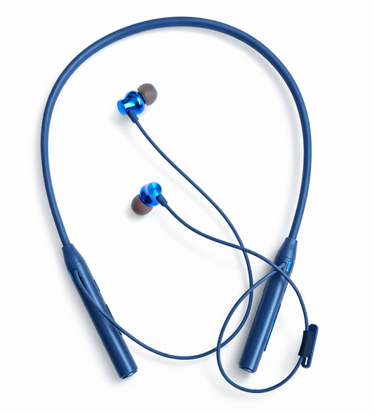 Wireless Bluetooth Neckband Earphones with Deep Bass | Magnetic Earbuds | Long Battery Life