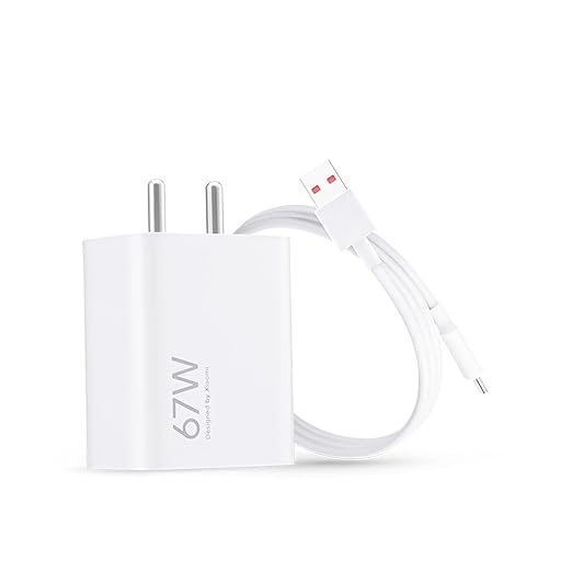 Mi 67W Sonic Charge Combo Mi/Xiaomi/Redmi Charger|Superfast 6A Type C Tablets (Adapter + USB to Type C Cable)