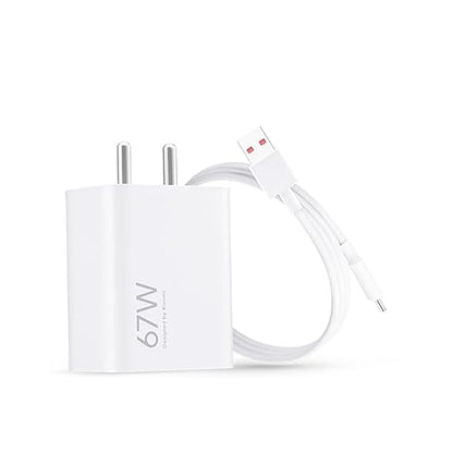Mi 67W Sonic Charge Combo Mi/Xiaomi/Redmi Charger|Superfast 6A Type C Tablets (Adapter + USB to Type C Cable)
