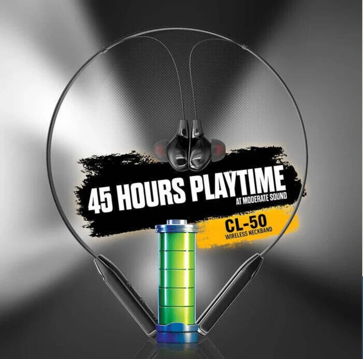 UBON CL-50 Wireless Neckband with 400 Hr Standby