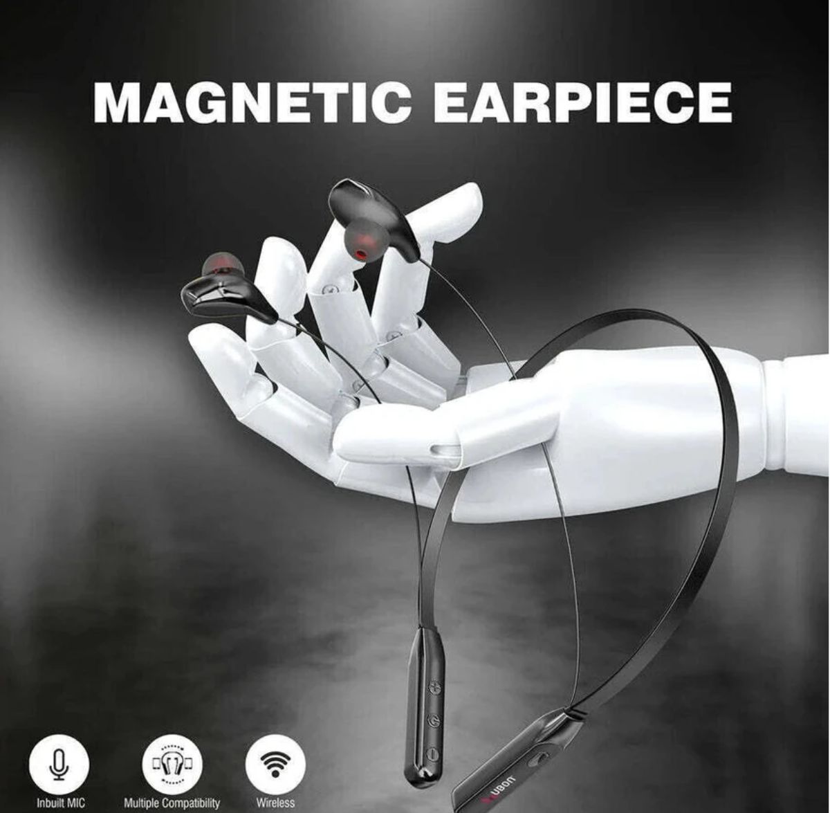 UBON CL-50 Wireless Neckband with 400 Hr Standby