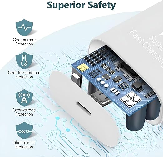 Samsung 25W PD 3.0 Type C Superfast Charger Adapter for Galaxy S25|S24|Ultra|FE|Edge|Plus|M36|M06|F06|M17 M16|F16|A17|M05,M35|F06,A06|A16|A55|A56|M36|M07|A35|Tab S10 Ultra|25 w USB-C Gan Charger
