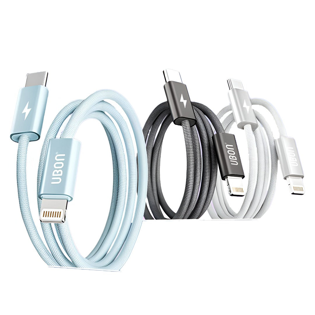 Ubon WR-59 USB C To LIGHTNING PREMIUM METAL CABLE
